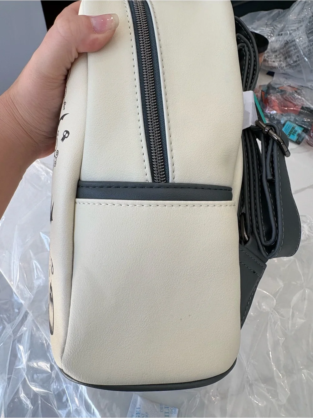 NWT Loungefly The Nightmare Before Christmas Jack & Sally Mini Backpack & wallet